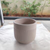 POC000104PK-c A simple Ceramic planter, elegant, stylish for potting small indoor plants, succulents that can be kept on your working table, Side table, Tea table, TV stand