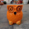 POC000406OR Vibrant owl-shaped ceramic planters that add charm and personality to any space. Perfect for small plants, succulents, or décor accents with a playful touch.
