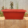 POPW000927BR-e 27 inches Rectangular | Brown Window Pot | Plastic Planter with drainage holes | Lightweight and Sturdy | Ideal at Window Sil for growing small flowering plants and Shrubs