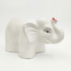 POC0001-XLb Elephant Planter: Xtra Large - Cute and White Ceramic planter suitable set for home decor indoor and outdoor