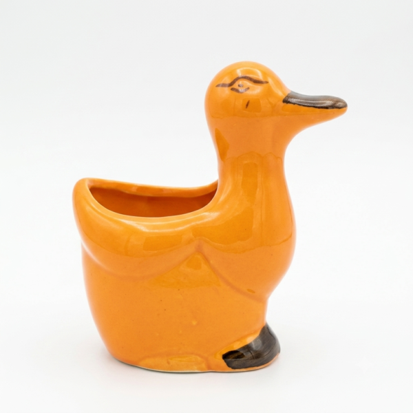 POC0002f Duck Planter: Small (6 inches) - Cute and Colourful Ceramic Small planters suitable for home decor, gifting and personal use
