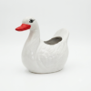 POC0003a Full of fun, Colourful Ceramic planter in the shape of cute Duck. Small planters suitable set for home decor, gifting and personal use