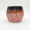 POC0007a Double Ridged Bowl - Cute and White Ceramic planter Small planters suitable set for home decor, gifting and personal use