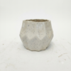 POC0007b Double Ridged Bowl - Cute and White Ceramic planter Small planters suitable set for home decor, gifting and personal use