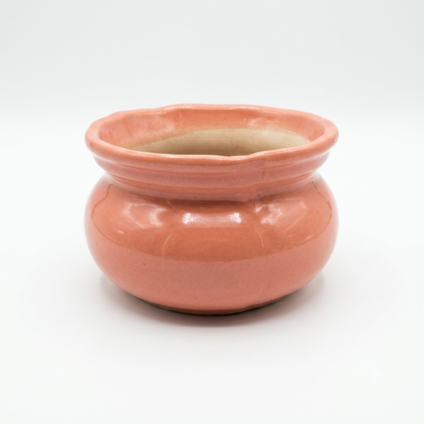 POC0008b Bowl Planter: Round base - Cute Ceramic planters. Small planters suitable set for home decor, gifting and personal use