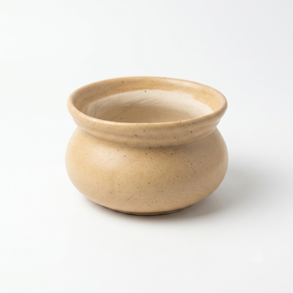 POC0008h Bowl Planter: Round base - Cute Ceramic planters. Small planters suitable set for home decor, gifting and personal use
