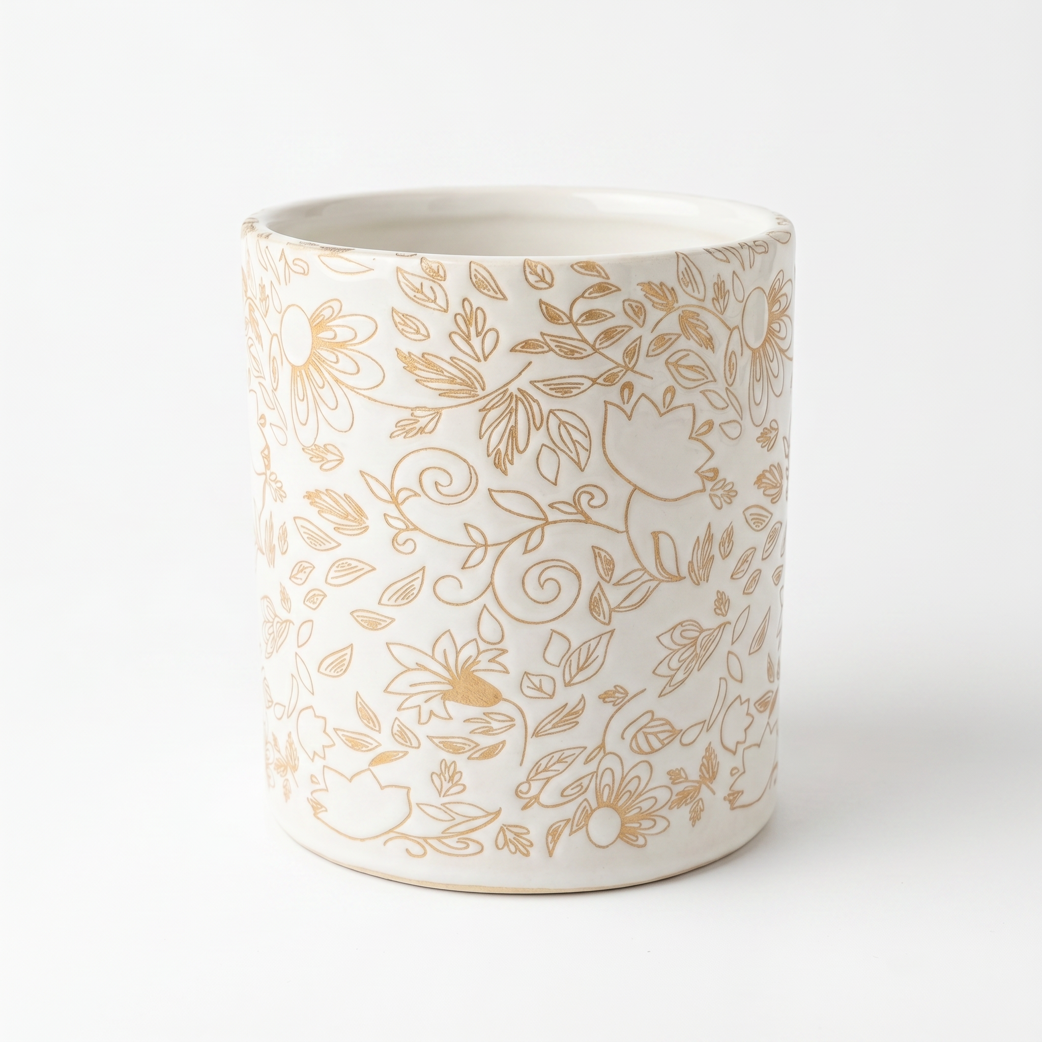 POC0009c Straight Bowl, Random Patterned, Ceramic planters. This minimalistic planters will be suitable set for home decor, gifting and personal use