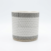 POC0009d Straight Bowl, Random Patterned, Ceramic planters. This minimalistic planters will be suitable set for home decor, gifting and personal use