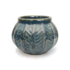 Ridged Round Barrel shaped planter: Cute Ridged round shaped minimalistic Ceramic Planters suitable set for home decor, gifting and personal use.