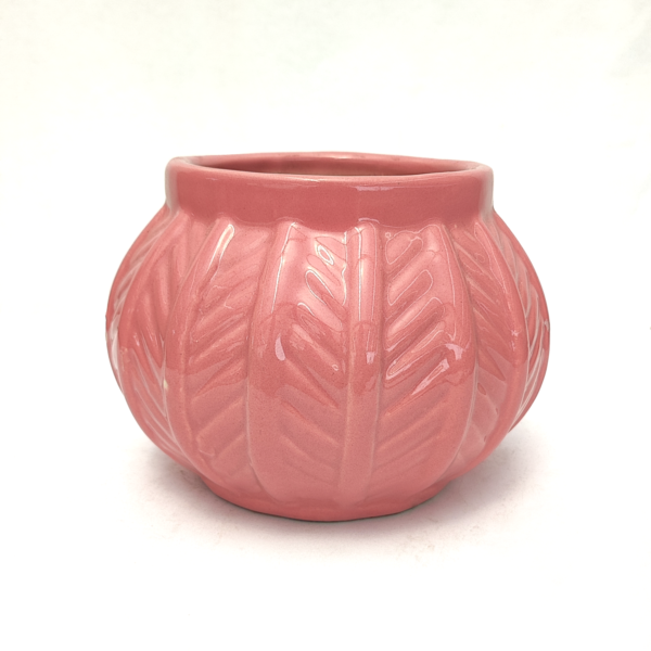 Ridged Round Barrel shaped planter: Cute Ridged round shaped minimalistic Ceramic Planters suitable set for home decor, gifting and personal use.