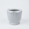 Leafy Vase shaped Planter - simple leaf shaped Ceramic planters in Big size. Minimalistic planters suitable set for home decor, gifting and personal use