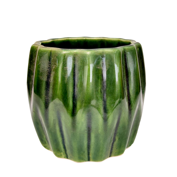 Double ridged bowl Planter - Cute and Plain coloured Ceramic planters suitable for succulents ideal for Study, Tea table, Work stations and gifting