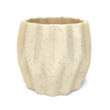 Double ridged bowl Planter - Cute and Plain coloured Ceramic planters suitable for succulents ideal for Study, Tea table, Work stations and gifting