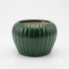 Apple shape Ribbed planter: Small - Cute vertical ribbed surface, Apple shaped Ceramic planters, suitable set for home decor, gifting and personal use