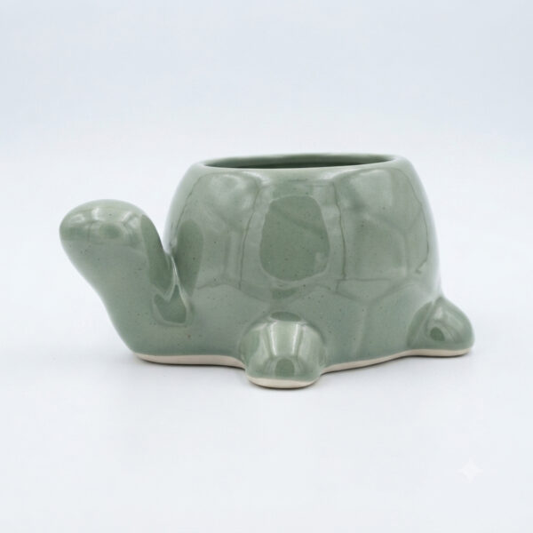POC0027d Tortoise shaped Planter - Cute and colourful Tortoise shaped Ceramic planters suitable set for home decor, gifting and personal use