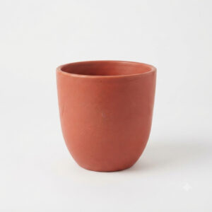 POC0028a Tall Bowl Short base - vintage style, simple designer Ceramic planters in Medium size. This minimalistic planters suitable set for home decor, gifting and personal use
