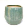 POC0090c Cute ridged round shaped Ceramic planters. This minimalistic planters suitable set for home decor, gifting and personal use.