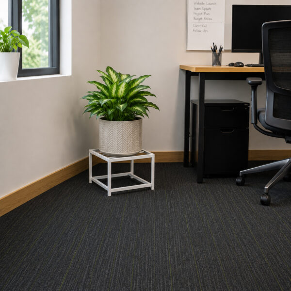 PS01MT0003c Sleek white galvanised steel pipe Plant Stand with a square frame and cross-braced legs for stability. Rust-resistant, powder-coated finish suits indoor or outdoor plants pots