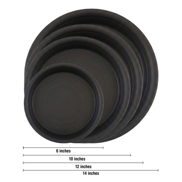 Round Bottom Tray/Plate/Saucer suitable for 4 to 16 inches Planters