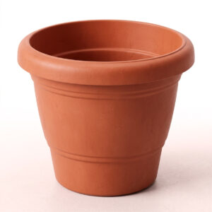 POPR004212-a 12 inches Round Pot | Plastic Planter | Regular, Lightweight and Sturdy | Suitable for Garden, Balcony, Outdoor and can be placed on Plant Stands