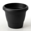 12 inches Round Pot | Plastic Planter | Regular, Lightweight and Sturdy | Suitable for Garden, Balcony, Outdoor and can be placed on Plant Stands