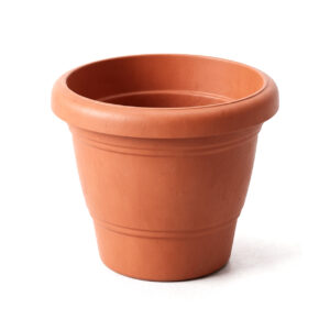 10 inches Round Pot | Plastic Planter | Regular, Lightweight and Sturdy | Suitable for Garden, Balcony, Outdoor and can be placed on Plant Stands