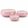 POC0091-a Cute, Plain Glaze Ceramic Bonsai Planters | Set of 3